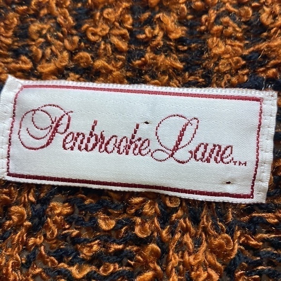 Vintage Penbrooke Lane Oversized Loop Rib Knit Long Open Sweater size Medium - Picture 4 of 10